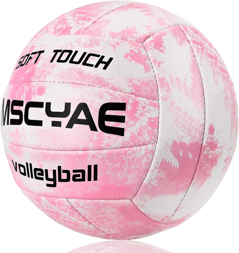 MSCYAE Volleyball Official Size 5,Soft Touch Volleyballs for Kids Youth Adults, Indoor Outdoor Volleyball for Beginners Backyard Park Beach Play Ball Games(Best Gift) - Image 2